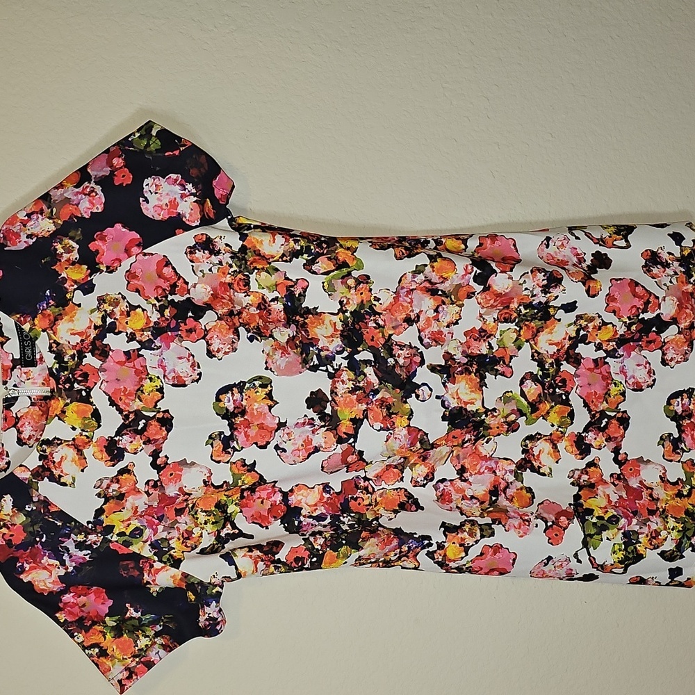 Girls on Film Floral Dress